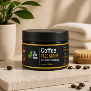 Home coffee face scrub 2
